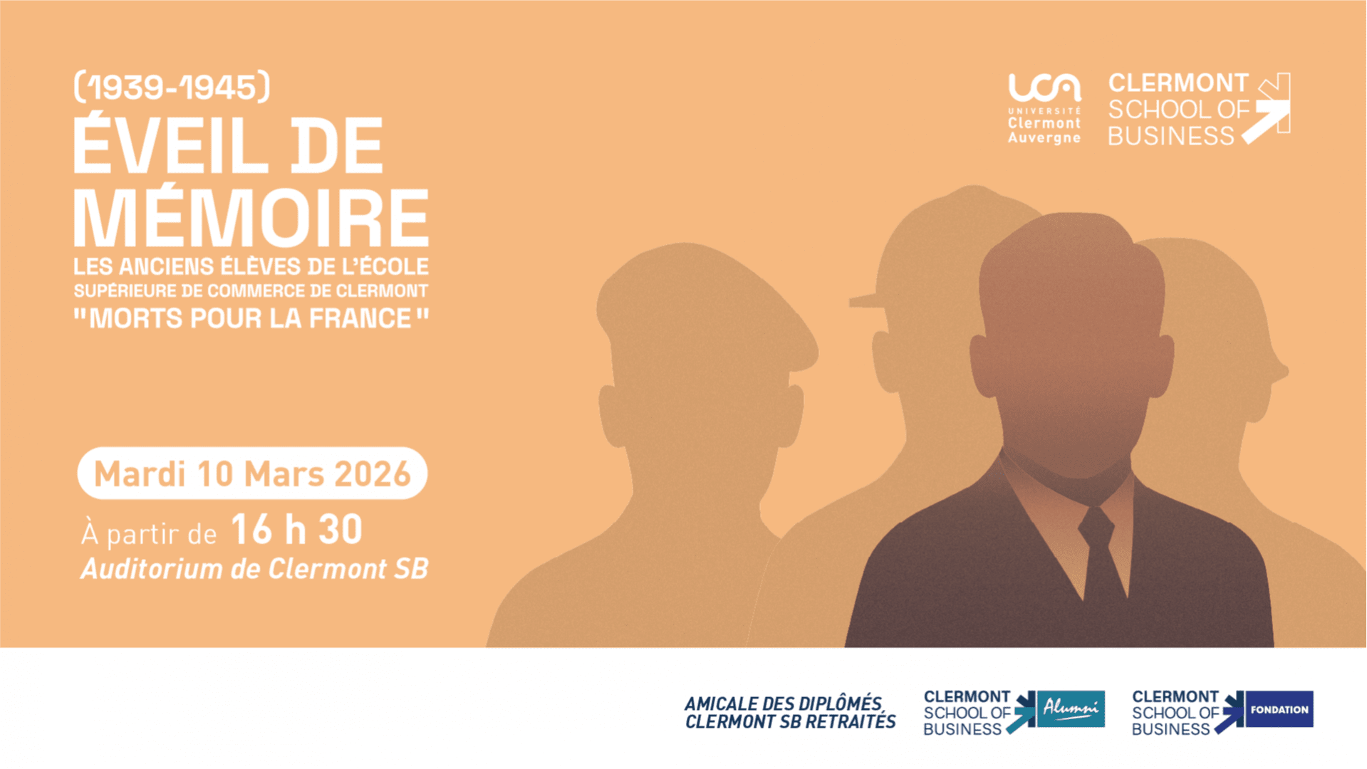 Retour sur l’Éveil de Mémoire (1939-1945) proposé par Clermont School of Business