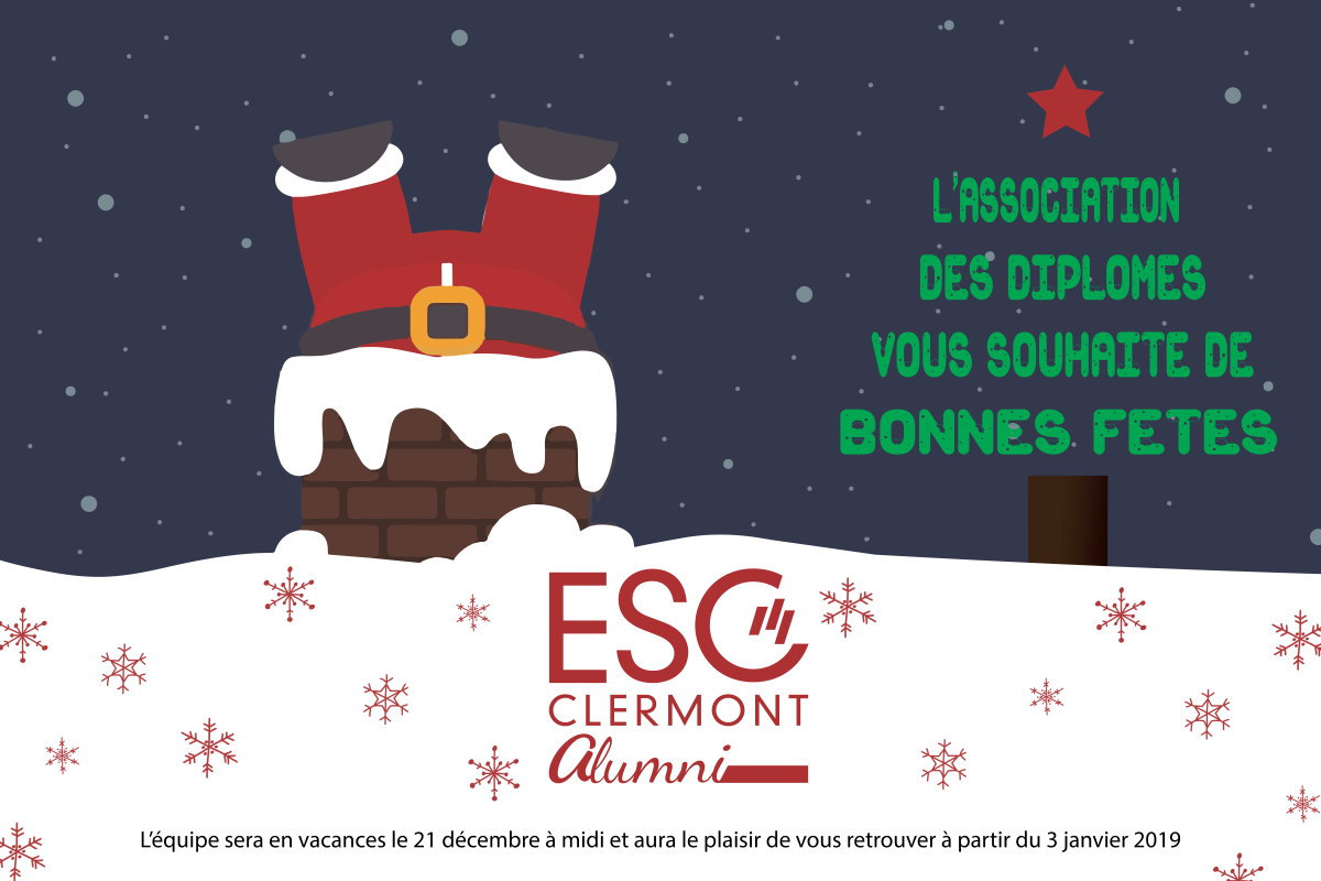 Bonnes fêtes de fin d'année et rendez-vous en 2019 !