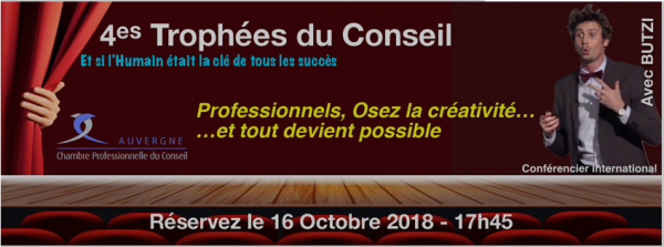 Inscrivez-vous vite pour les 4èmes trophées du Conseil  le 16 octobre à 17h45 !
