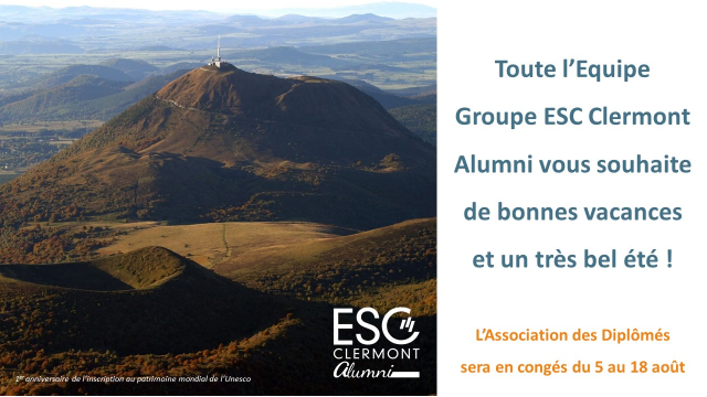 Bonnes vacances et très bel été !