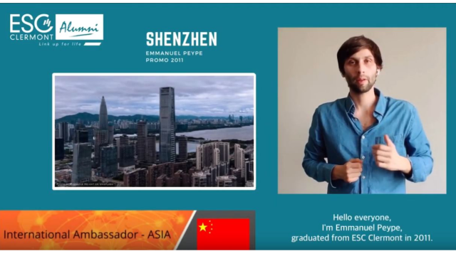 Emmanuel Peype, Ambassadeur International en Chine