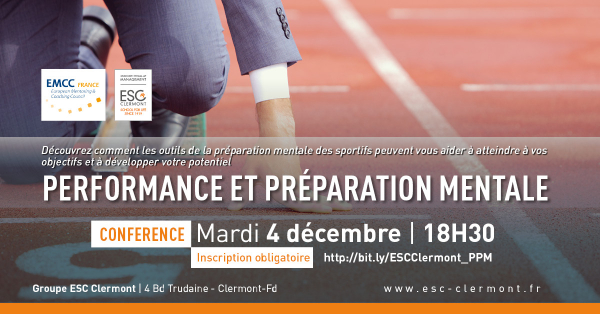 Conférence « Performance et préparation mentale » le 4 décembre à l'Ecole