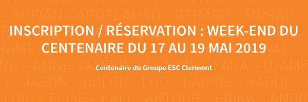 Clôture des inscriptions au week-end du Centenaire