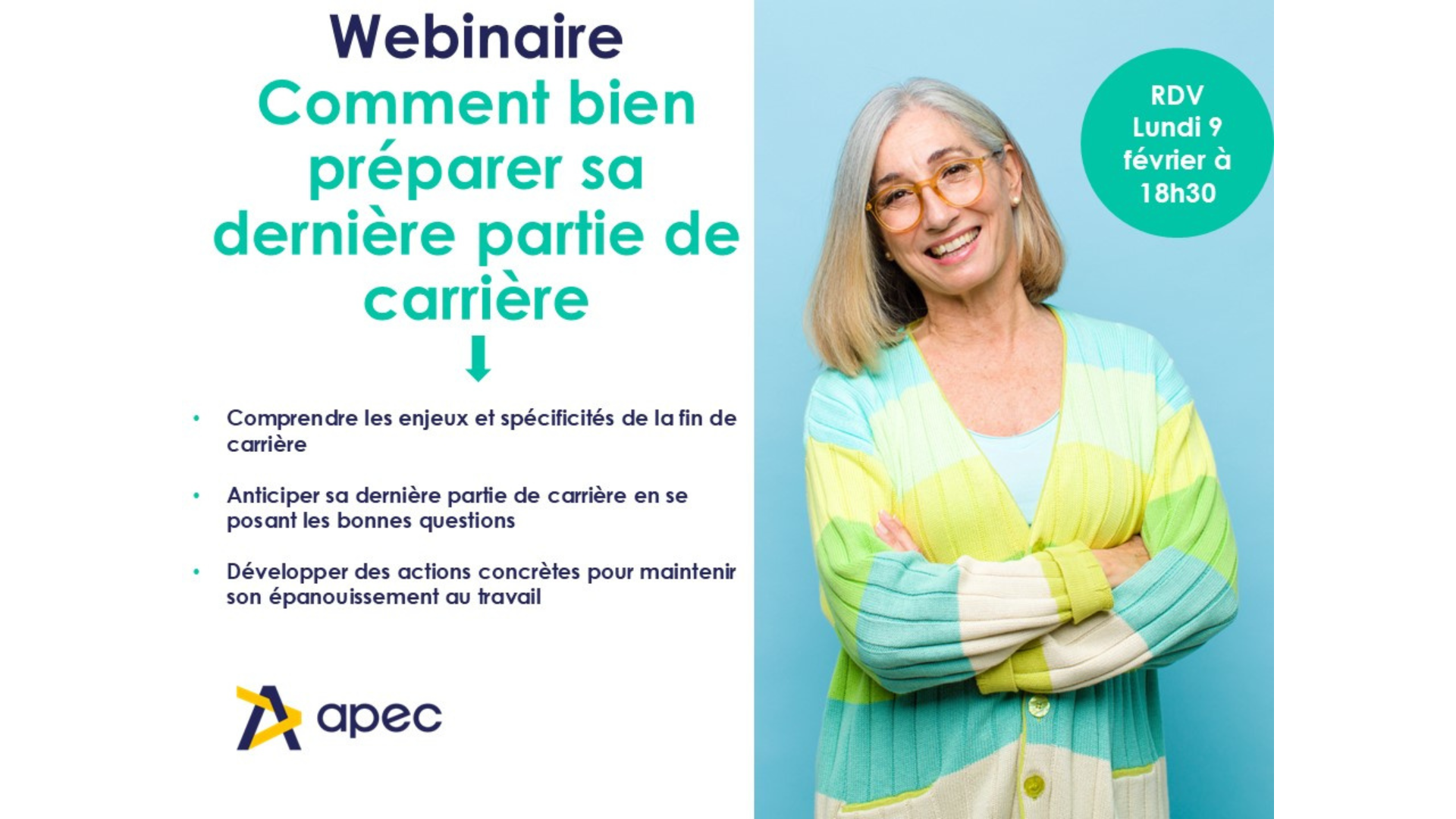 Retour sur le webinaire "comment bien préparer sa dernière partie de carrière ?" 