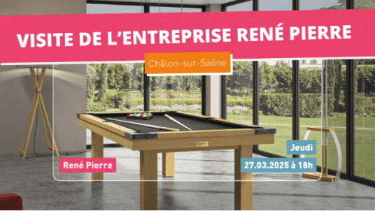 Visite de l'entreprise René Pierre 🎱