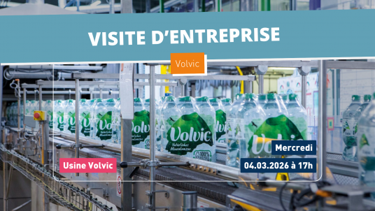 Visite de l'usine d'embouteillage Volvic