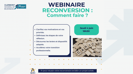 Webinaire - Reconversion, comment faire ?